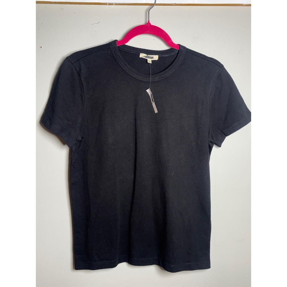 Madewell Northside Vintage Tee Black Classic Fall Capsule XS NEW